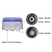 Yardeen Watering Hose Sprinkler Timer Garden Irrigation System Controller Electronic Water Timer with Two Outlets Color Blue