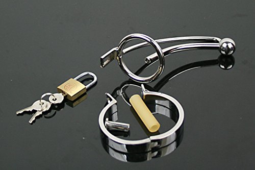 ccTina Male Urethral Sound Lock In Chastity Device 5 Rings To Choose Fetish Metal Sex Toy Catheters Insertion Chastity Cage
