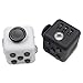 Fidget Cube - Perfect Attention Toy to Relieve Stress and Anxiety for Children & Adults 2-Set Focus Cube ( White & Black)