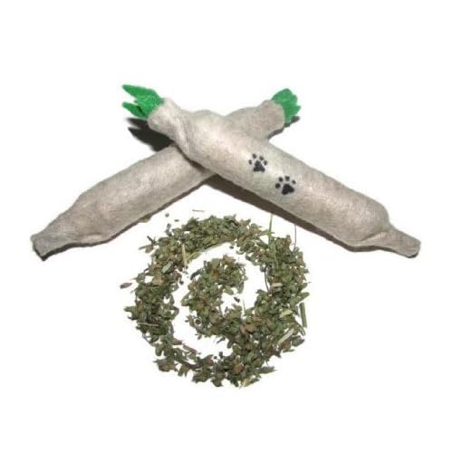 3 Natural Catnip Marijuana Joint Cat ToysUSA Grown chic drheidt.de