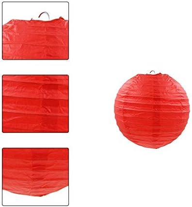 Amazon Co Jp Hisayoki Diy手作りランタンラウンドペーパーランタン 提灯紙ランプシェード赤 和紙提灯 無地 ランプシェード七夕 飾り用 紙提灯 丸型 お祭り パーティー イベント 装飾に 紙ちょうちん 直径cm Home Kitchen