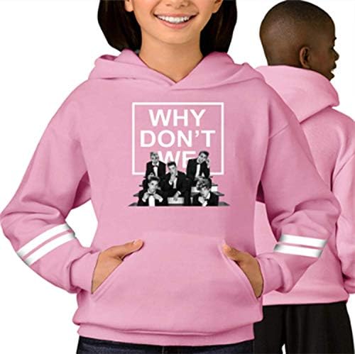Why-Dont-8 Letters We Boys Girls Hoodie Hooded Sweaters Printed Pocket Youth Kids Sweatshirt
