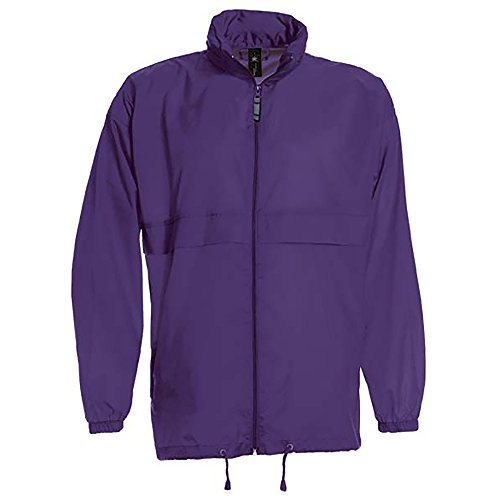 B&C Sirocco Mens Lightweight Jacket/Mens Outer Jackets (3XL) (Navy Blue) - Thumbnail 7