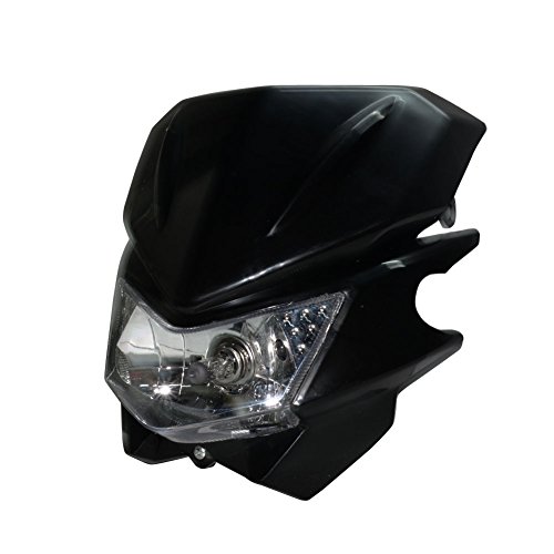 Beautyexpectly 12V 35W H4 Universal Street Fighter Headlight Headlamp Fairing kit For KAWASAKI YAMAHA SUZUKI HONDA KTM Dirt Bike Motorcycle