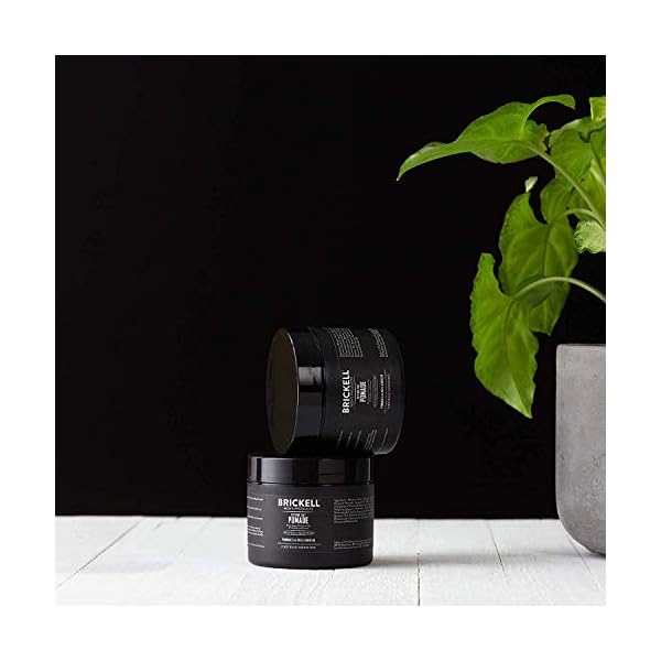 Brickell Men’s Styling Clay Pomade For Men, Natural & Organic with Strong Hold & Matte Finish