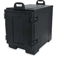 Carlisle PC300N03 Cateraide End-Loading Insulated Food Pan Carrier, 5 Pan Capacity, Black