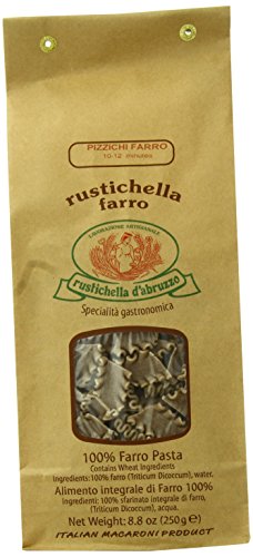 Rustichella D'Abruzzo Pasta Pizzichi Di Farro in Brown Bag, 8.8 Ounce