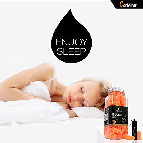 Ear Plugs for Sleeping Block Out Snoring, Premium Thermo Foam Noise
