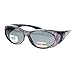 Polarized Sunglasses Fit Over Glasses for Small Glasses Oval Frame Floral Print