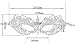 duoduodesign Exquisite High-end Lace Masquerade Mask (Black/Venetian)