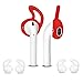 LIKDAY Earhooks for AirPods Earbuds Cover Headphone Accessories for Air Pods 1&2 (2 White + 1 Red)