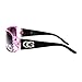 CG Eyewear Womens Rhinestones Sunglasses Rectangular Designer Fashion Black Pink