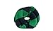 G&S GS Toddler Kids Weave Knitting Double Color Loop Wraps Scarf, Green