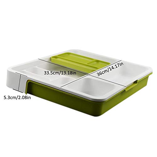 Cutlery Drawer Organizer Tray Kitchen Multi Layer Storage Box Large Size Drawer Box Removable Drawer Storage Box Household Goods Drawer Storage