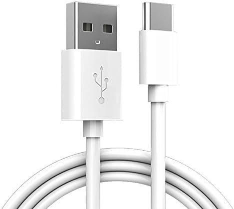 USB Type C Cable 3A Fast Charging USB-C to USB-A Cable 3 Feet (1 Meter) White for Samsung Galaxy S9/S9+/S8/S8+/Note 8, MacBook, LG V20/G5/G6, and More