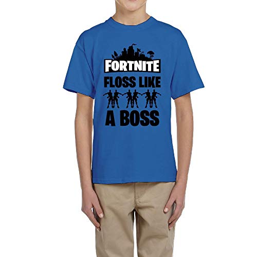 Aharyoa Kids Fortnite Floss Like A Boss Dancing Teens Youth Creative Summer Short Sleeve T Shirt for Girls Boys Funny Tee