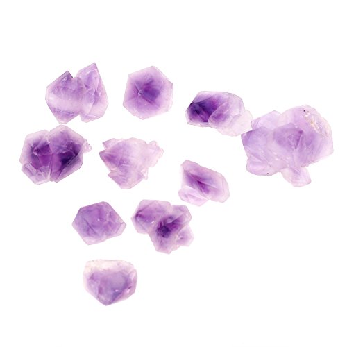 100g Natural Amethyst Quartz Point Crystal Cluster Natural Stones Minerals Home Desk Aquarium Decor