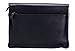 VIDENG POLO Newest Mens Genuine Leather RFID Blocking Secure Briefcase Shoulder Messenger Bags (C2-black)