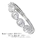 EVER FAITH Women's Austrian Crystal Elegant Dual Teardrop Pierced Dangle Earrings Clear Silver-Tone