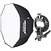 Neewer 32 inches/80 Centimeters Octagonal Softbox with S-Type Bracket Holder (with Bowens Mount) and Carrying Bag for Speedlite Studio Flash Monolight, Portrait and Product Photography