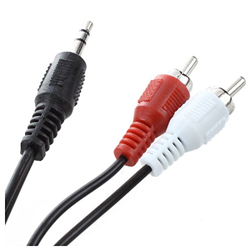 SODIAL(R) 3.5mm to 2 RCA Stereo Audio Cable Male Jack for Ipod MP3 1.2M - Thumbnail 3