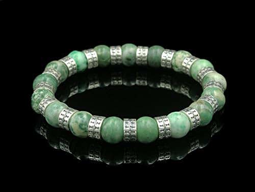 jade and silver bangle
