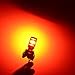 Alla Lighting 3800lm BA15S 1156 Red LED Bulbs Xtreme Super Bright BA15S 7506 1156 LED Bulb High Power ETI 56-SMD LED 1156 Bulb for Auto Cars Trucks Motor SUV Turn Signal Brake Stop Tail Lights (2pcs)
