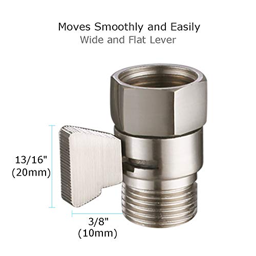 Water Flow Control Valve, Angle Simple Brass Shut Off Valve for
