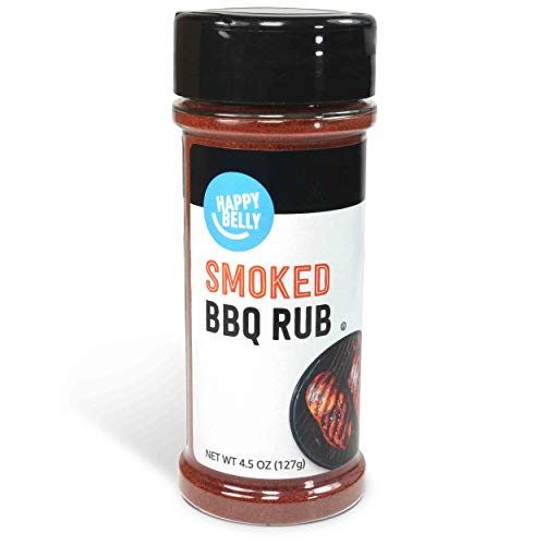 AMAZON BRAND – HAPPY BELLY SMOKED BBQ RUB, 4.5 OUNCE (PACK OF 1)