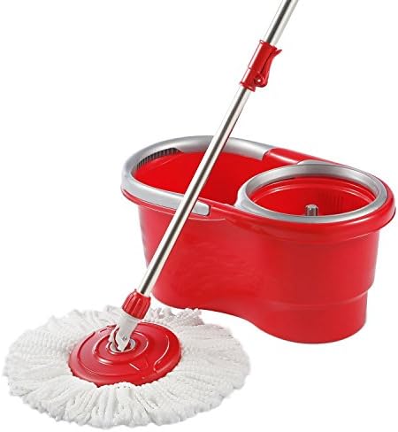 Hapinnex Magic Mop - Bucket Included - 2017 Lightweight & Ergonomic Design - Cleans Perfectly All The Surface