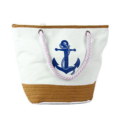 Sumerk Large Canvas Tote Bag Oversize Canvas Beach Bags with Cotton Rope Handle