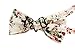 Mantieqingway Pre-Tied Mens Bow Ties Adjustable Cotton Print Bowties Tuxedo Floral Bow Tie for Wedding