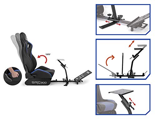 Subsonic - Driving Cockpit SRC 900 - Bucket simulation seat with support for steering wheel and pedals - PS4, Xbox One, PS3, PC