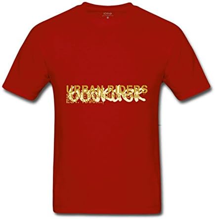 Men's Urban Riders 100% Organic Cotton Short Sleeve T-shirt XXL Red
