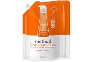 CHDENUO D Natural! Method Dish Soap Refill Clementine36.0 fl oz(2pk)