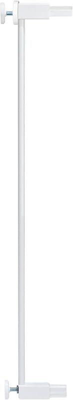 Portão de segurança metálico extra alto Easy Close 91 cm de altura, porta infantil, escadas, portas e compartimentos com dimensões 73-80 cm, porta interior para cães, metal branco