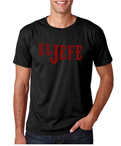 Crazy Bros TeesCBTWear El Jefe - The Boss in Spanish Funny Mexican Latino Gangsta Humor Chicano Fathers Day Men's T-Shirt