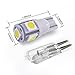YITAMOTOR 194 168 T10 2825 5SMD LED Bulbs Car Dome Map License Plate Lights Lamp White 12V (Pack of 10)
