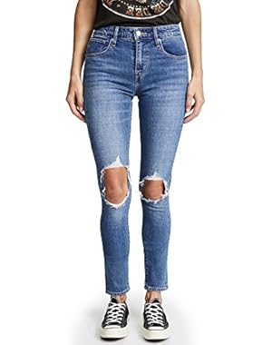 Women's 721 High Rise Distressed Skinny Jeans