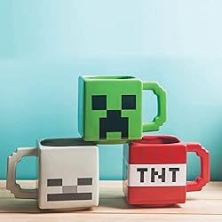 Zak Designs Minecraft Mug Unique 3D Sculpted
