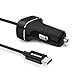USB C Car Charger, USB Type C Car Charger Adapter 7.8A [Built-in USB-C 3.1 Cable] for Nintendo Switch, Google Pixel / Pixel XL, Samsung Galaxy S8 / S8 Plus / Note 8