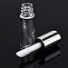 Hicarer 30 Pack 1.2 ml Clear Mini Lip Gloss Tube Empty Lip Balm Cute Bottle Cosmetic Gloss Tube Travel Gloss Container with Lid for Lipstick Samples (Silver)