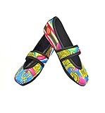 Nufoot Betsy Lou Women's Shoes, Best Foldable & Flexible Flats, Slipper Socks, Travel Slippers & Exercise Shoes, Dance Shoes, Yoga Socks, House Shoes, Indoor Slippers, Pink Bamboo, Large