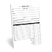 321Done 2-Part Carbonless Invoice Pad, 50 Sets (5.5" x 8.5") Carbon Copy White Yellow Sales Receipt Book Purchase Order Form Small Business - Made in The USA