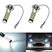KATUR 2pcs H3 Driving Daytime Running Lights 900 Lumens H3 Base Super Bright 3014 78SMD Lens LED Bulbs Car Xenon White 6000K DC 12V-24V