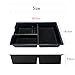 MARCHFA Center Console Organizer Glove Box Tray for 2009-2018 RAM 1500 2500 3500 (Full Console w/Bucket Seats ONLY) Armrest Secondary Storage Box Divider Compatible with RAM 2009-2018 Accessories