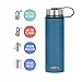 MIRA 22 Oz Stainless Steel Vacuum Insulated Wide Mouth Water Bottle - Thermos Keeps Cold for 24 hours, Hot for 12 hours - Double Wall Hydro Travel Flask - Hawaiian Blue