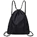 Runetz Drawstring Backpack Bag Gym Sackpack with Inside Pocket Sport Bags for Men Women, Teal