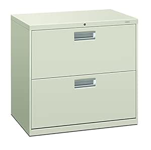 600 Series - Archivador lateral de dos cajones, 30 W x 19 - 1/4d, color
