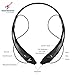 Bluetooth Headphones, Wireless Noise Cancelling Sports Headset with Microphone for iPhone iPad iPod Samsung Android Smart Phones and Other Devices